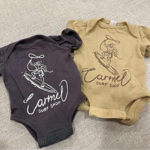 Carmel Surf Shop One Piece Set - Black and Tan - Picture 1 of 5